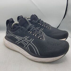 Asics Gel Nimbus 25 Mens Size 11 Running Shoes Black White Athletic Outdoors